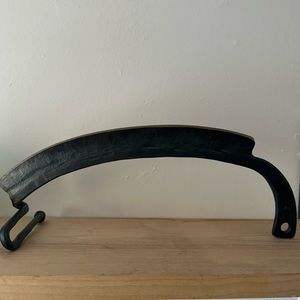 Hand forged steel pizza/ herb cutter